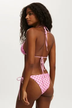 String Triangle Bikini Top