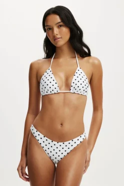 String Triangle Bikini Top