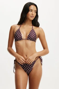 String Triangle Bikini Top