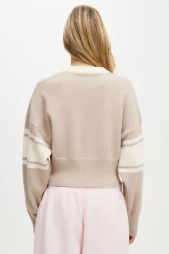 Stripe Knit Pullover