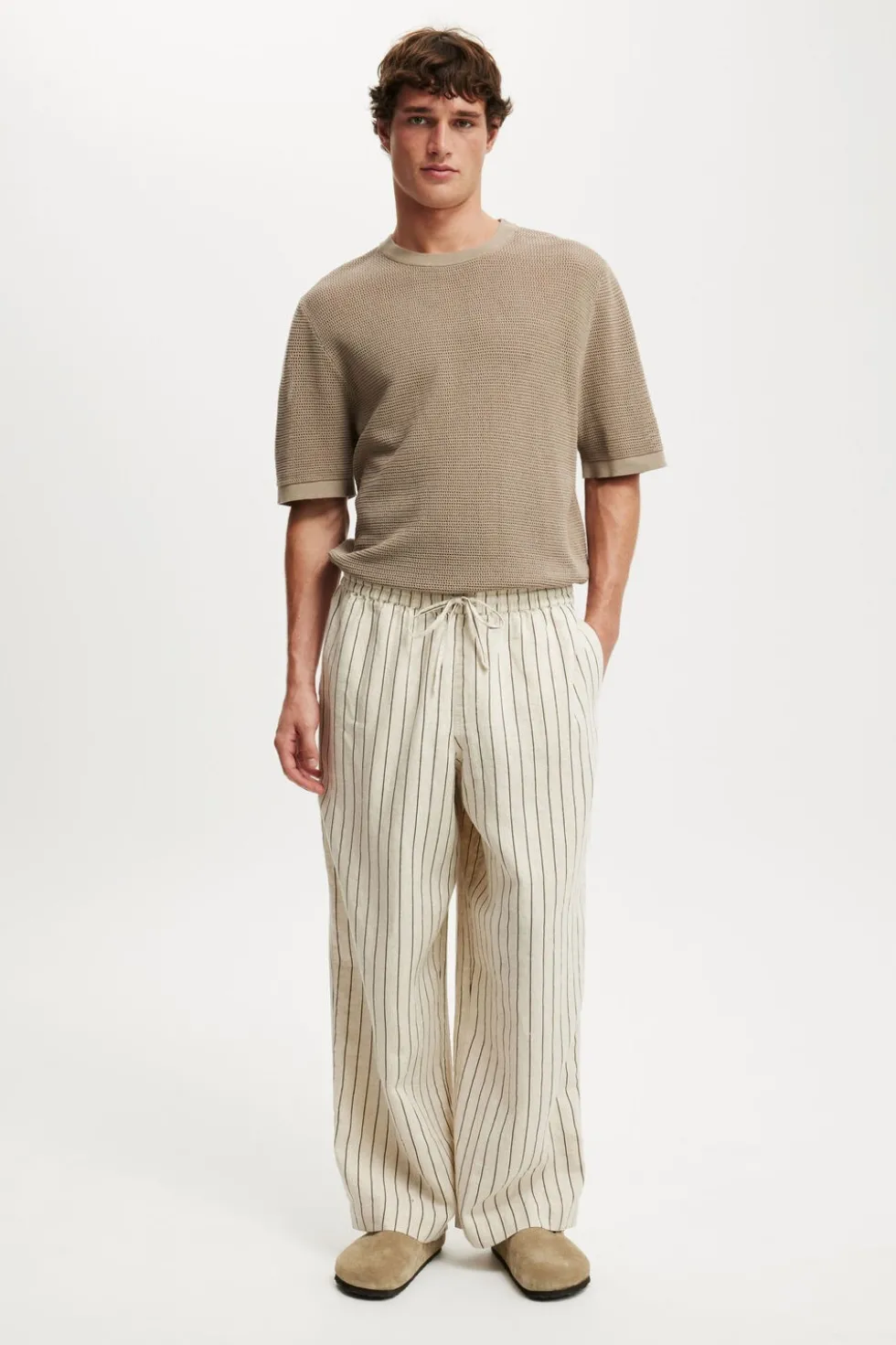Super Baggy Linen Pant