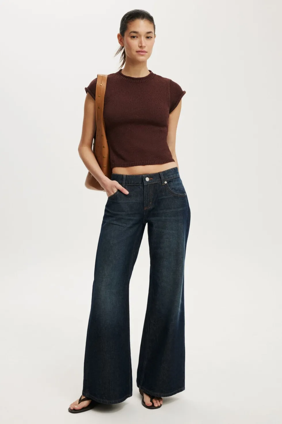Textured Shortsleeve Knit Top