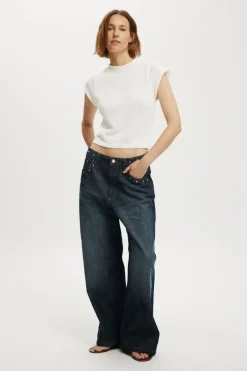 Textured Shortsleeve Knit Top