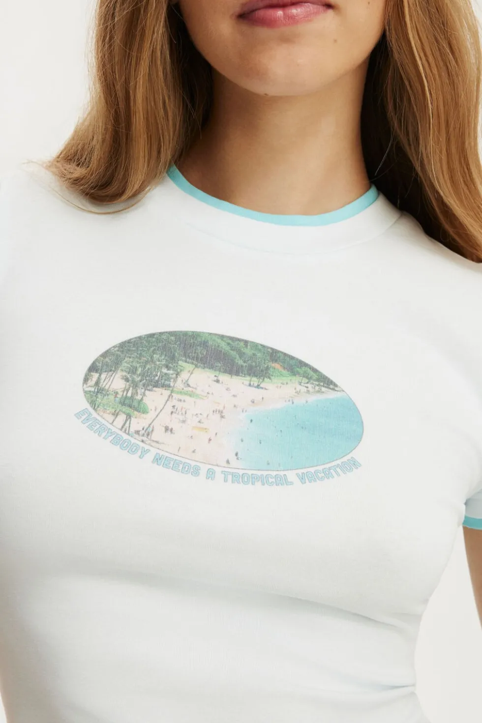 The Double Layer Tiny Graphic Tee