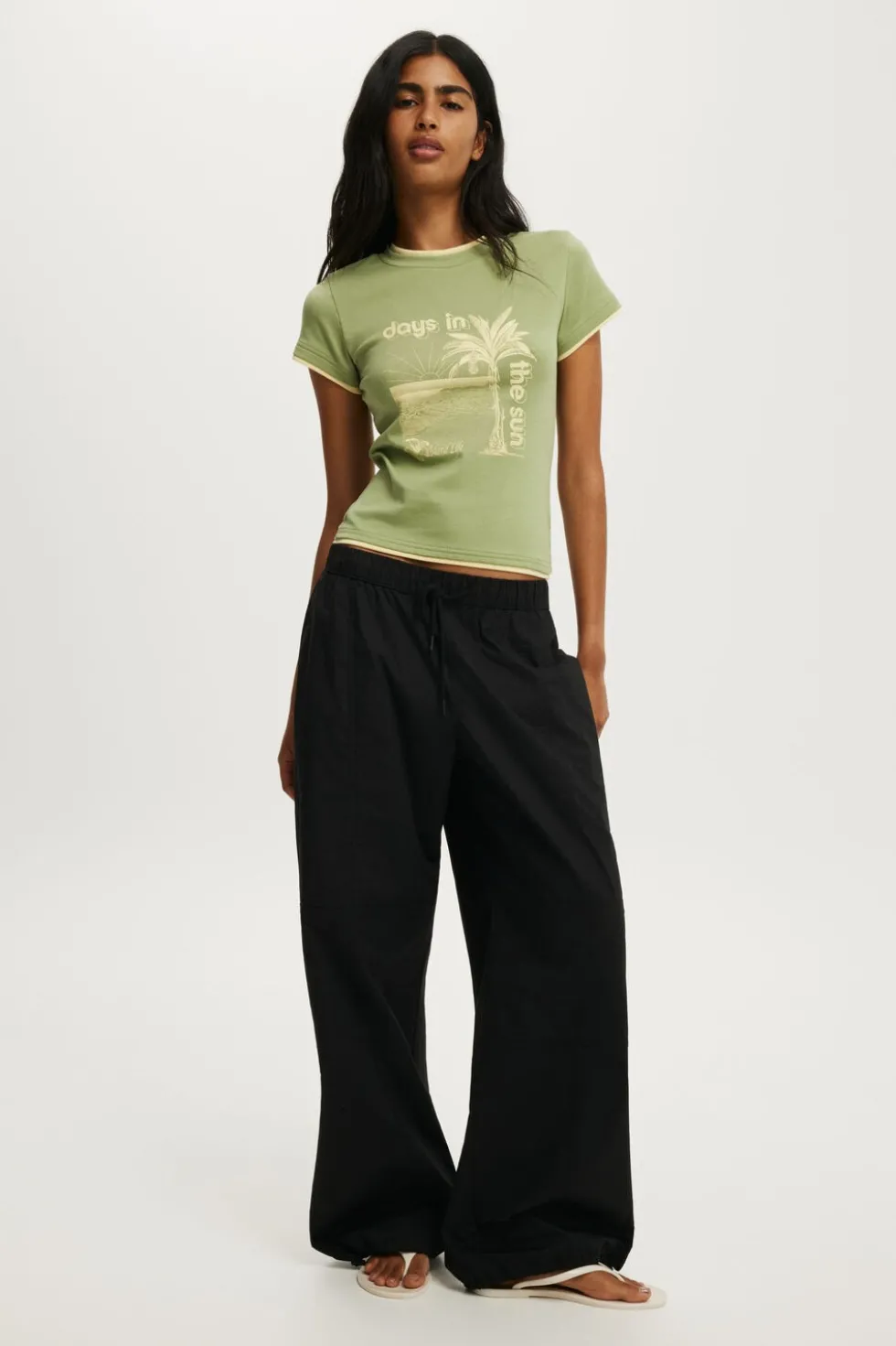 The Double Layer Tiny Graphic Tee