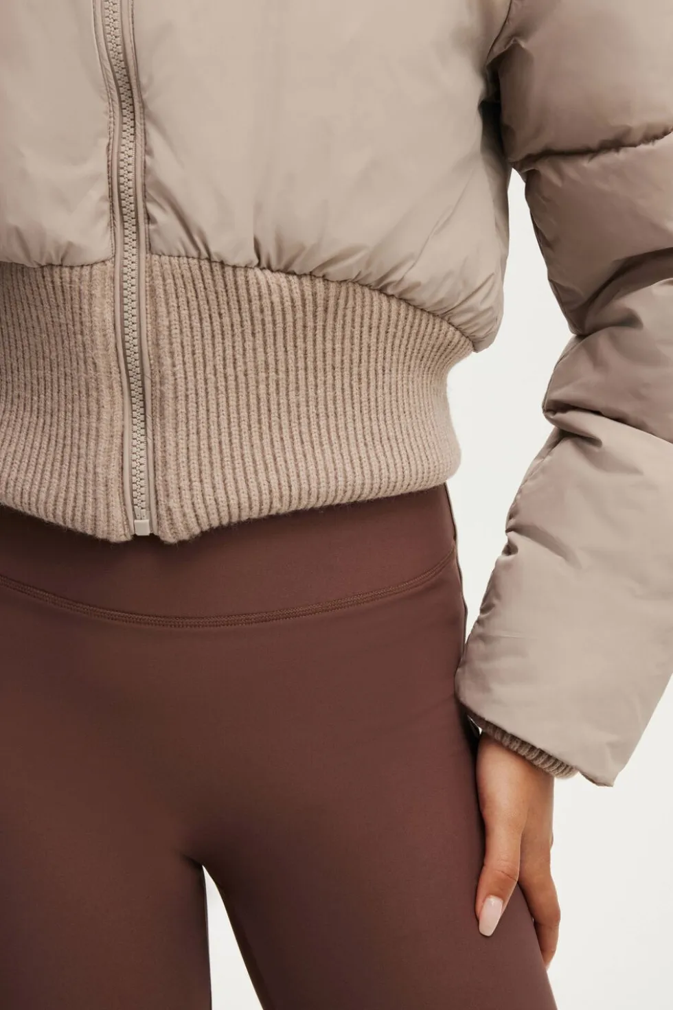 The Mother Puffer Contour Jacket