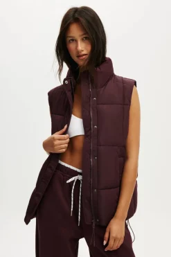 The Mother Puffer Quilted Vest