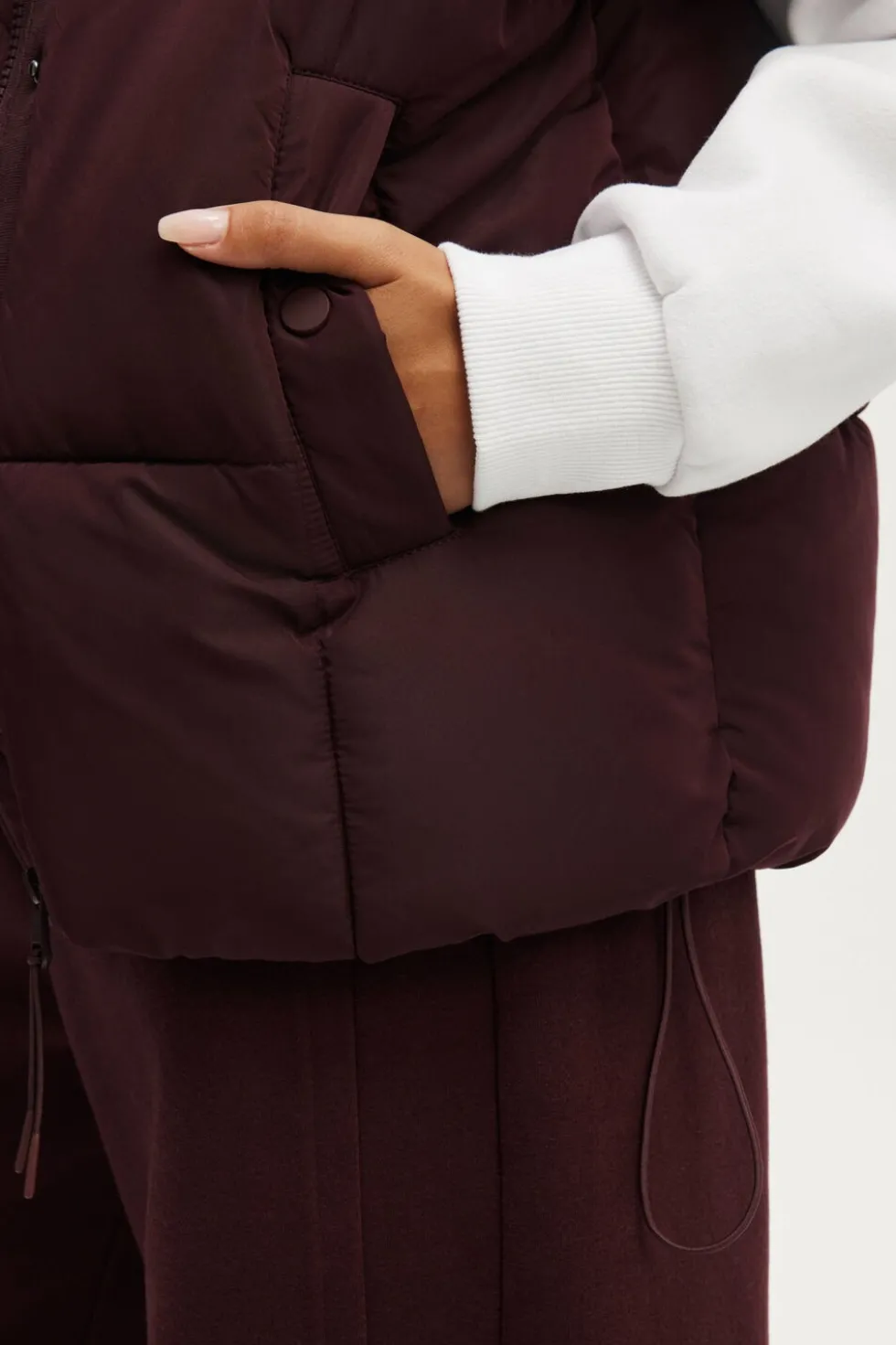 The Mother Puffer Quilted Vest