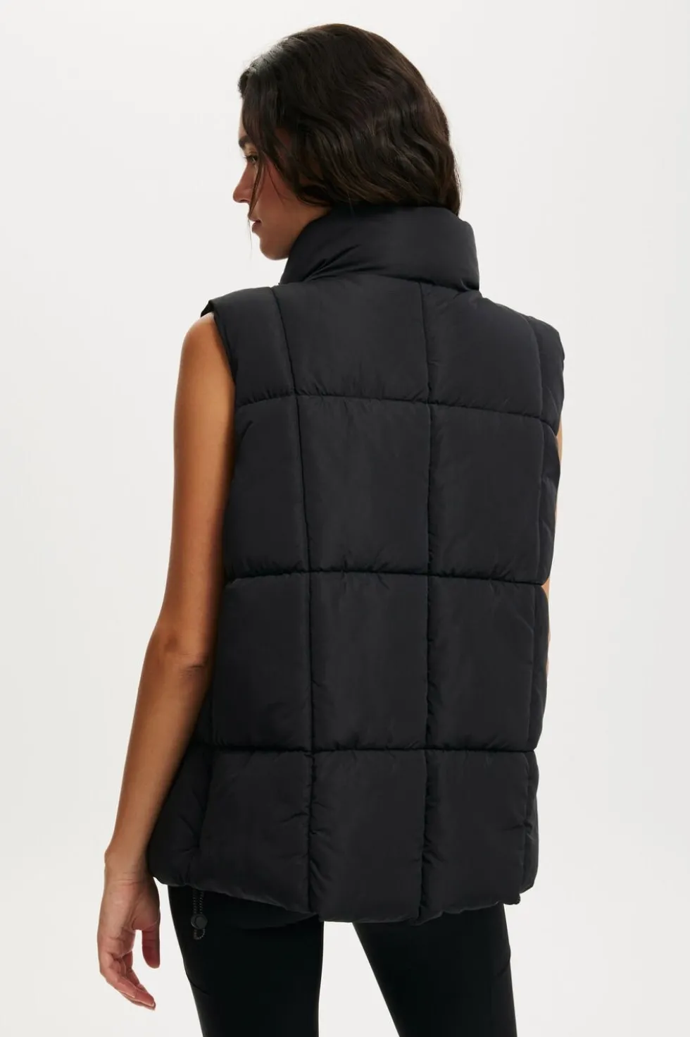 The Mother Puffer Quilted Vest