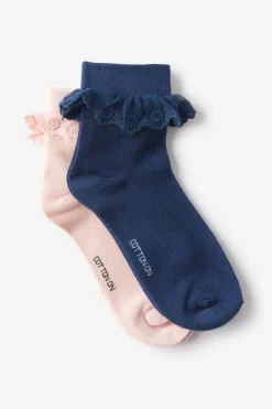 The Perfect Pair Pretty Frill Sock 2Pk