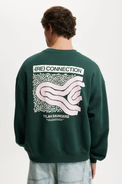 Tylah Saunders Box Fit Crew Sweater