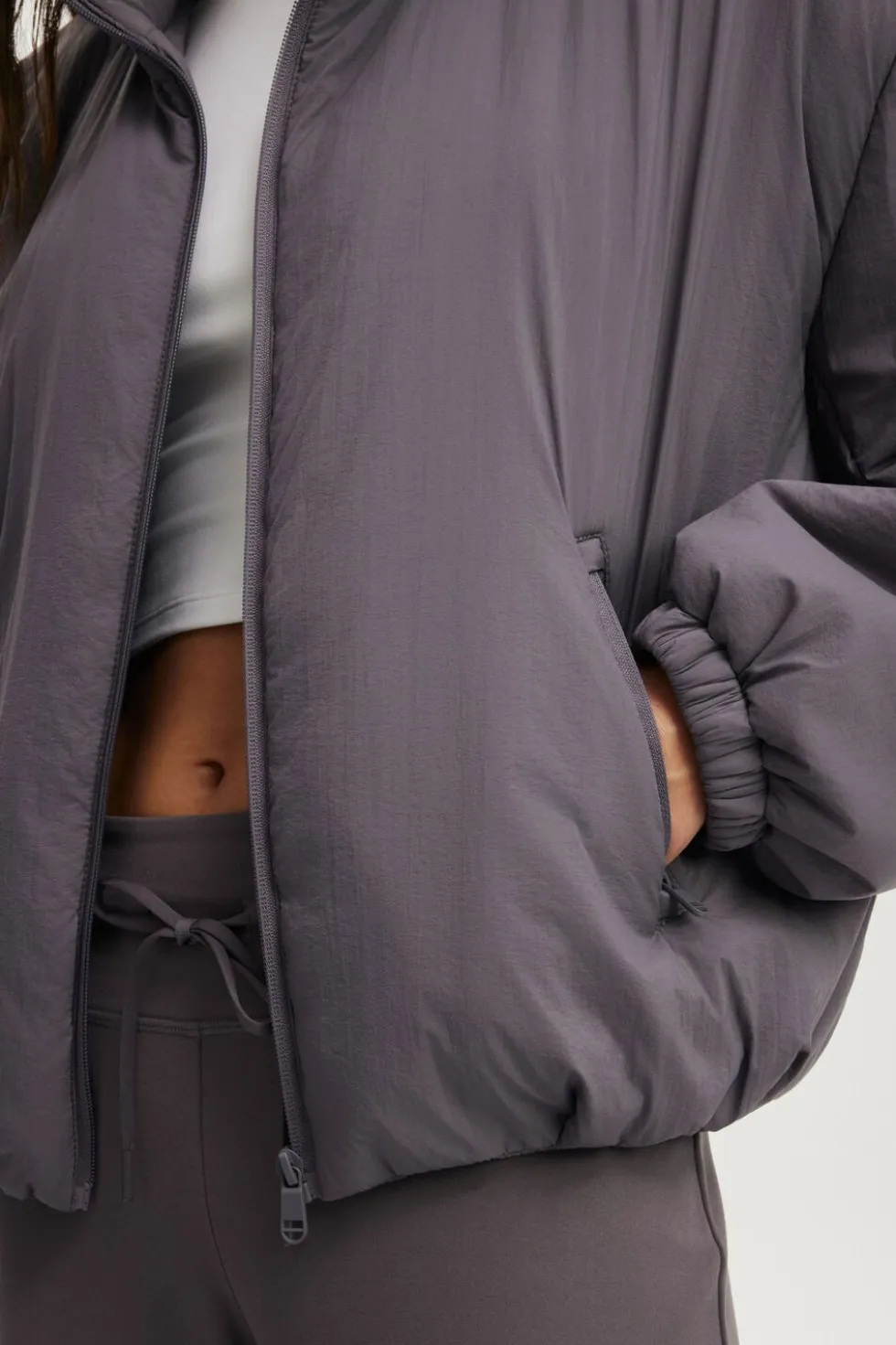 Ultra Light Padded Bomber Jacket