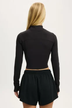 Ultra Soft Contour Long Sleeve Zip Through