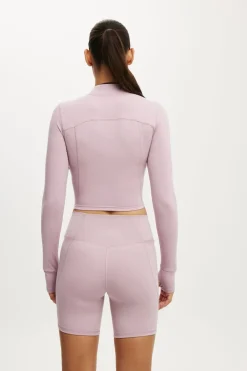Ultra Soft Contour Long Sleeve Zip Through