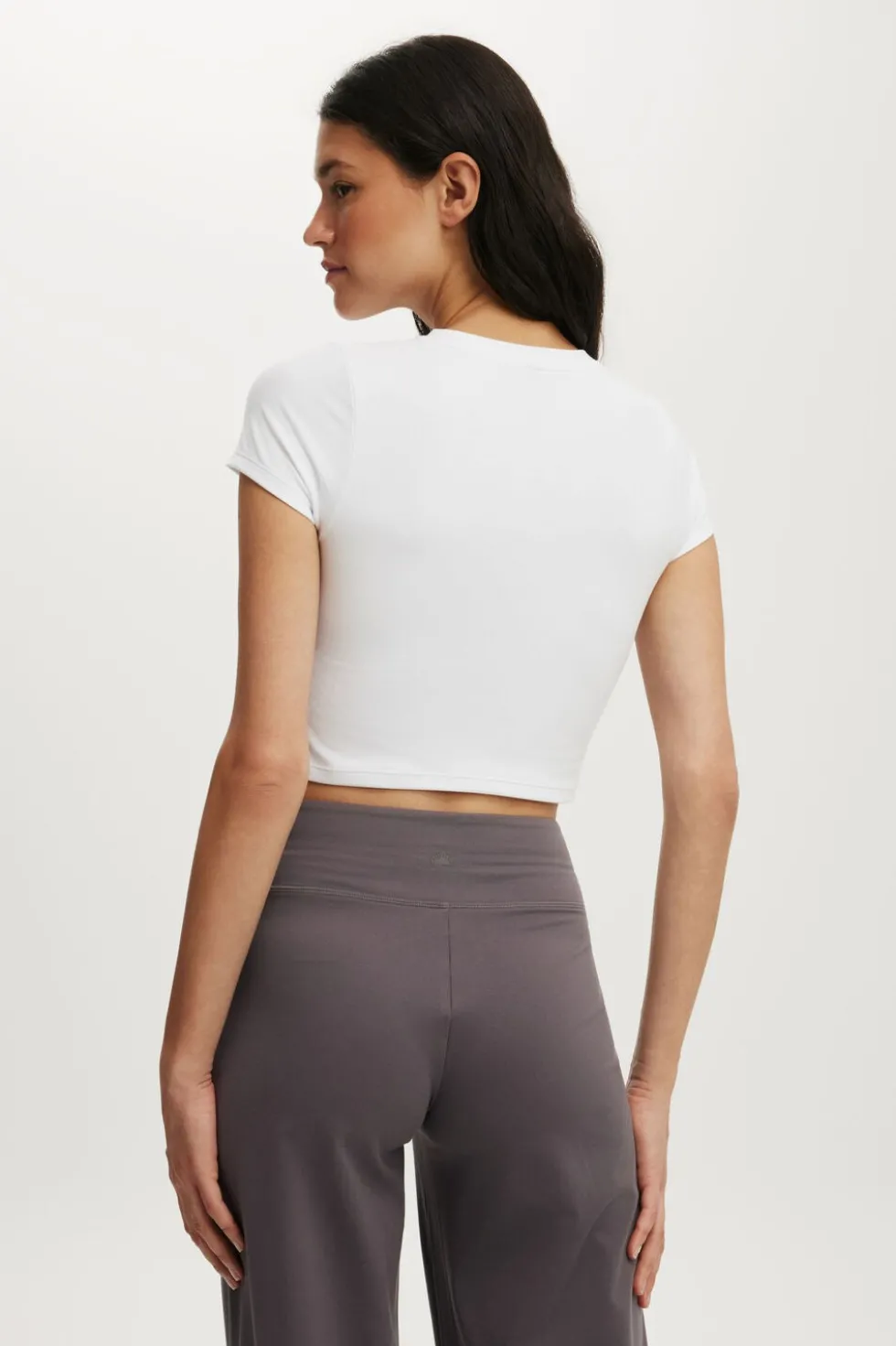Ultra Soft Cropped Fitted Tshirt