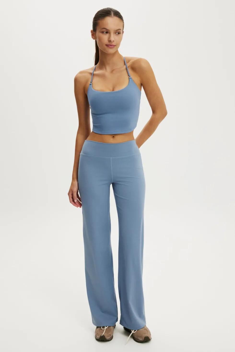 Ultra Soft Cropped Twist Back Tank