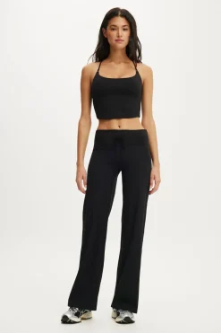 Ultra Soft Cropped Twist Back Tank