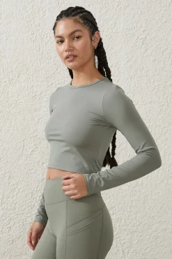 Ultra Soft Fitted Long Sleeve Top