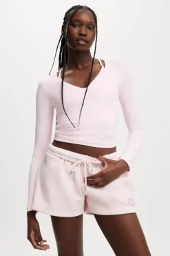 Ultra Soft Plunge Front Long Sleeve