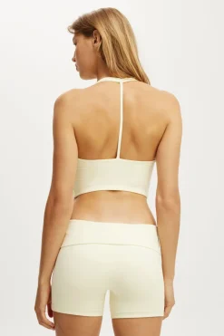 Ultra Soft Roll Over Shortie Short