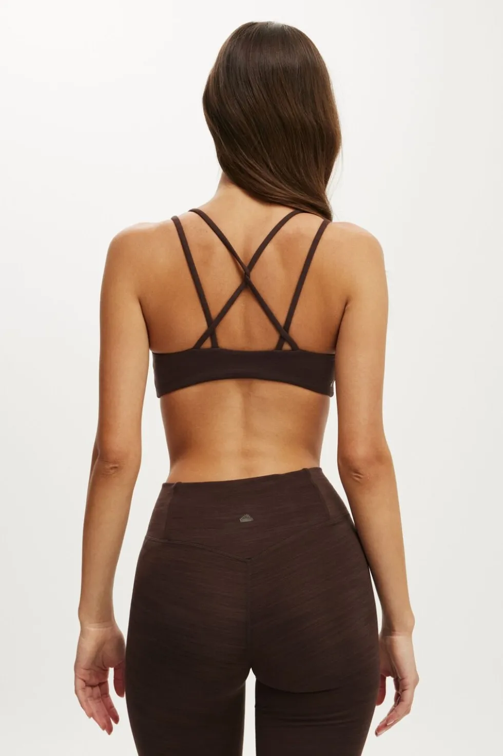 Ultra Soft Scrunch Front Strappy Crop