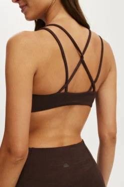 Ultra Soft Scrunch Front Strappy Crop
