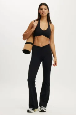 Ultra Soft Scrunch Front Flare