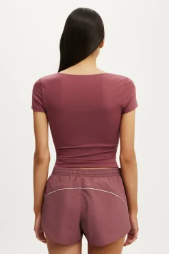 Ultra Soft Square Neck Fitted Tshirt