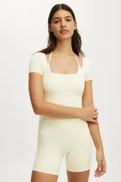 Ultra Soft Square Neck Fitted Tshirt