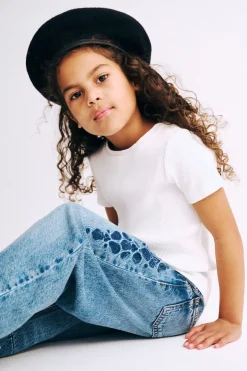 Unisex Barrel Leg Denim Jean