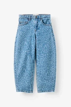 Unisex Barrel Leg Denim Jean