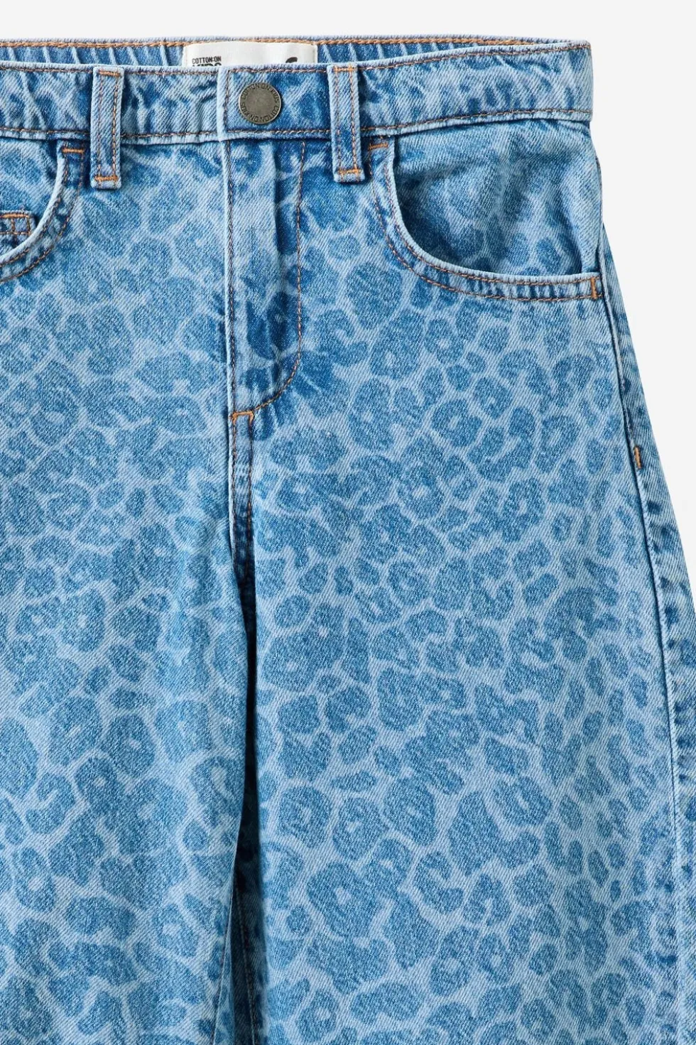 Unisex Barrel Leg Denim Jean