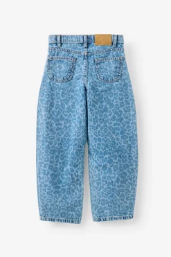 Unisex Barrel Leg Denim Jean