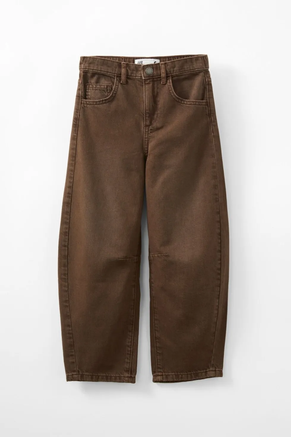 Unisex Barrel Leg Denim Jean