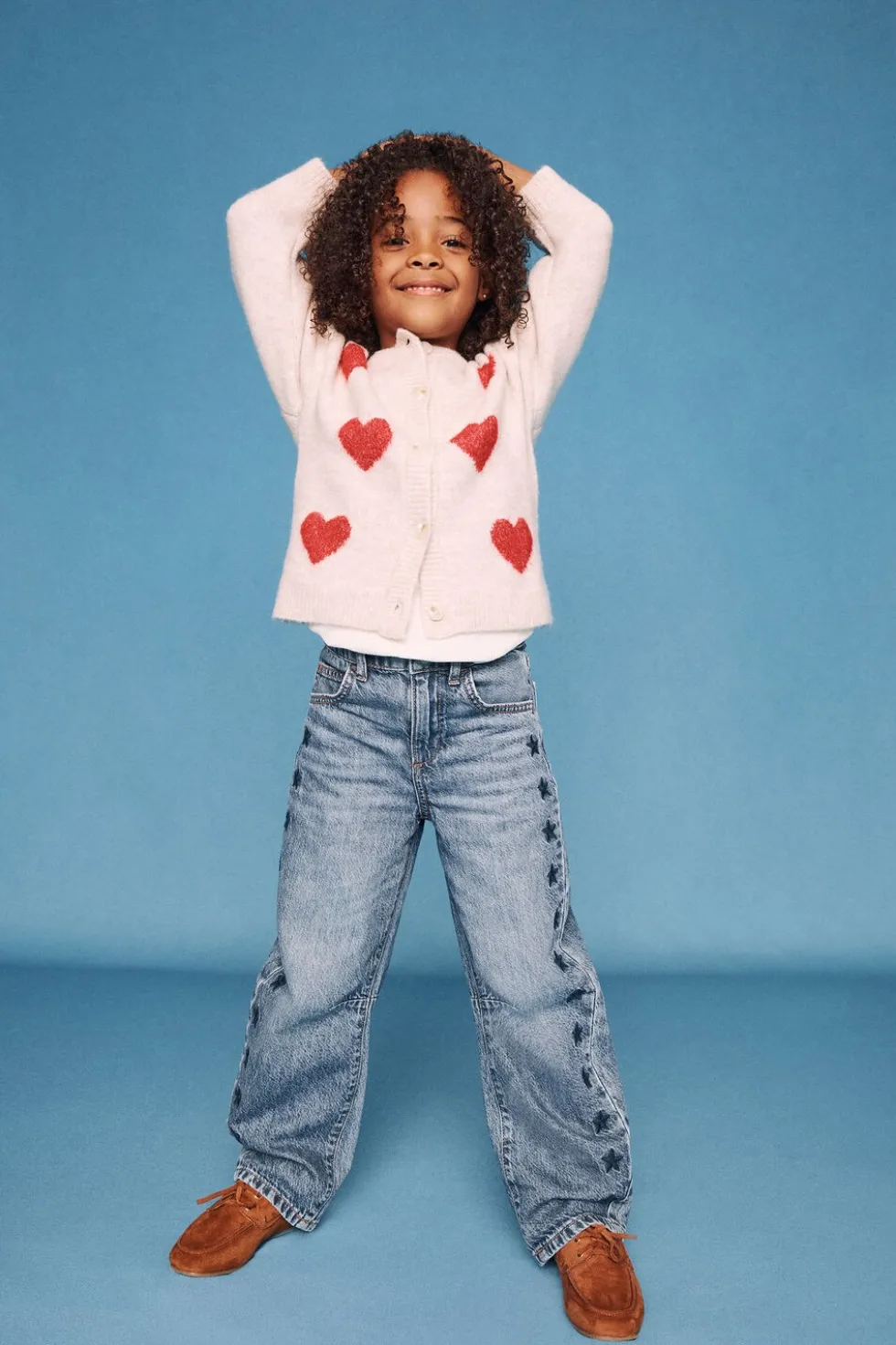 Unisex Barrel Leg Denim Jean