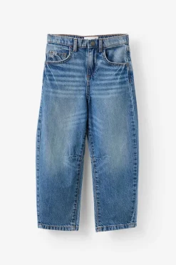 Unisex Barrel Leg Denim Jean