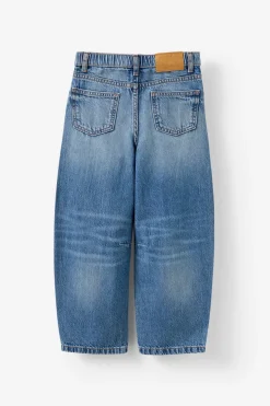 Unisex Barrel Leg Denim Jean