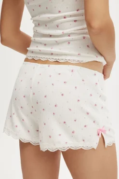 Waffle Lace Boyshort