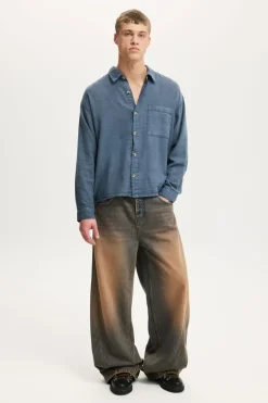 Washed Long Sleeve Shirt