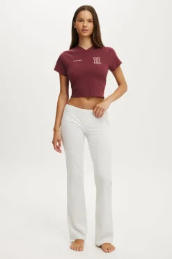 Yale Soft V Neck Sleep Tee