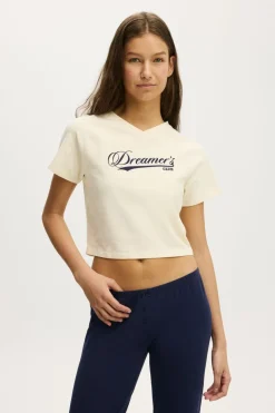 Yale Soft V Neck Sleep Tee